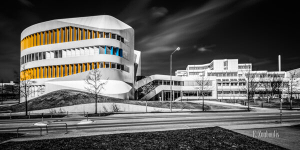 Das Virtual Engineering Gebäude des Fraunhofer Instituts in Stuttgart Vaihingen.