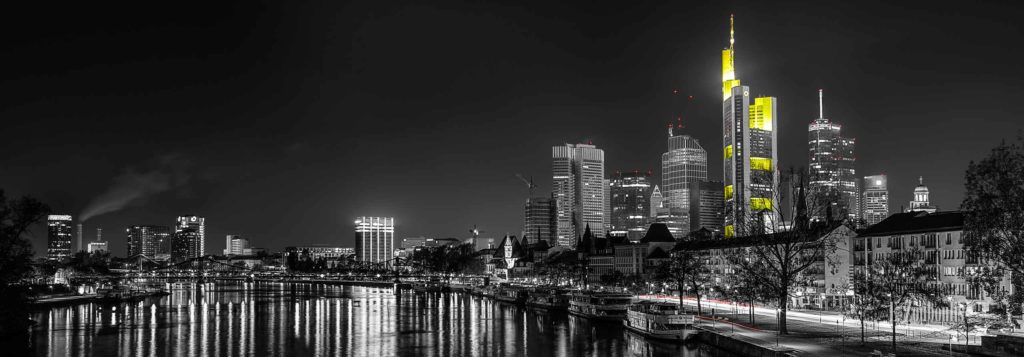 Wandbilder aus Frankfurt Skyline Panorama