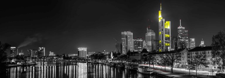 Wandbilder aus Frankfurt Skyline Panorama