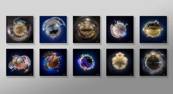 Bilder Set Berlin - kleine Planeten quadratisch