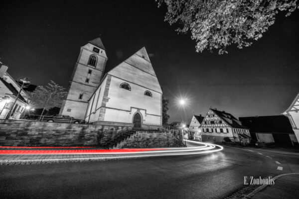 Nachtaufnahme in Ehningen bei Böblingen.